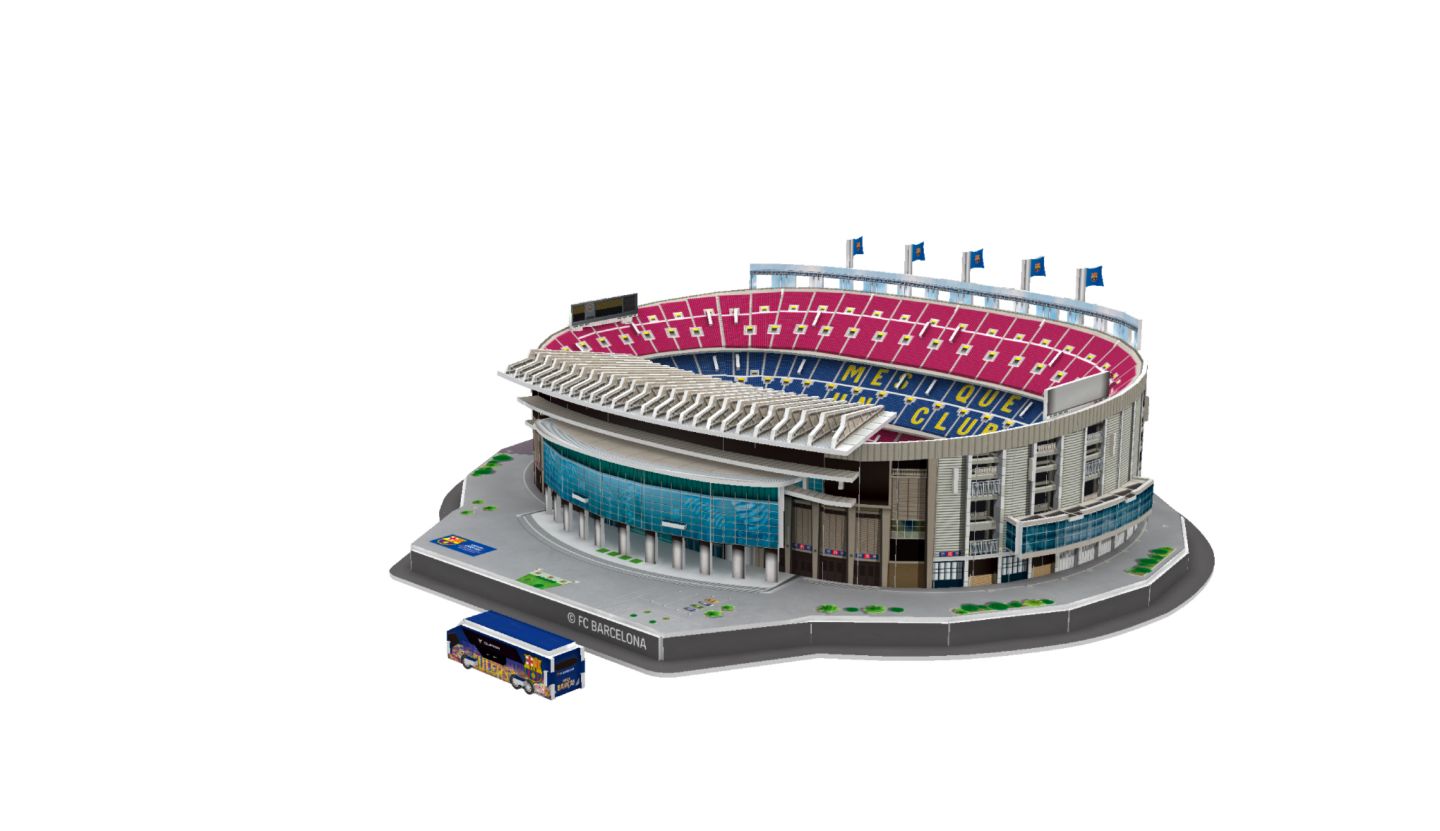 Детская игрушка Banbo Toys Spotify Camp Nou (FCB) Stadium 3D Puzzle — фото 3
