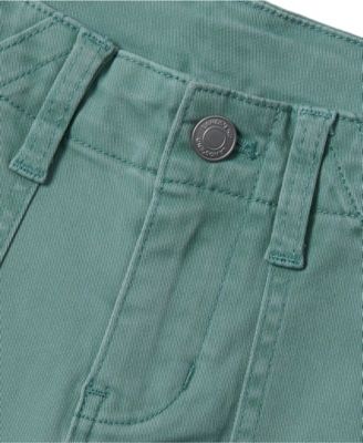 Girls Woven Utility Cargo Pant with Pockets