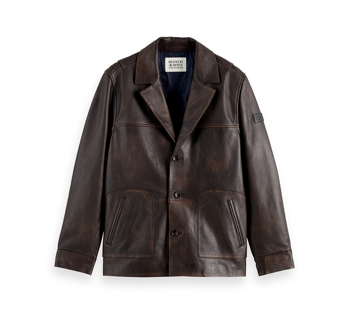 Scotch & Soda Men's Front Button Blazer