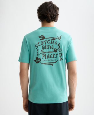 Men's Short Sleeve Logo Graphic Crewneck T-Shirt