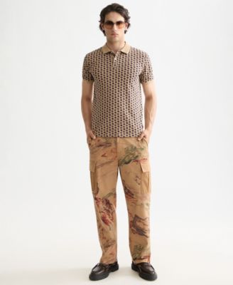 Men's All Over Print Polo Shirt