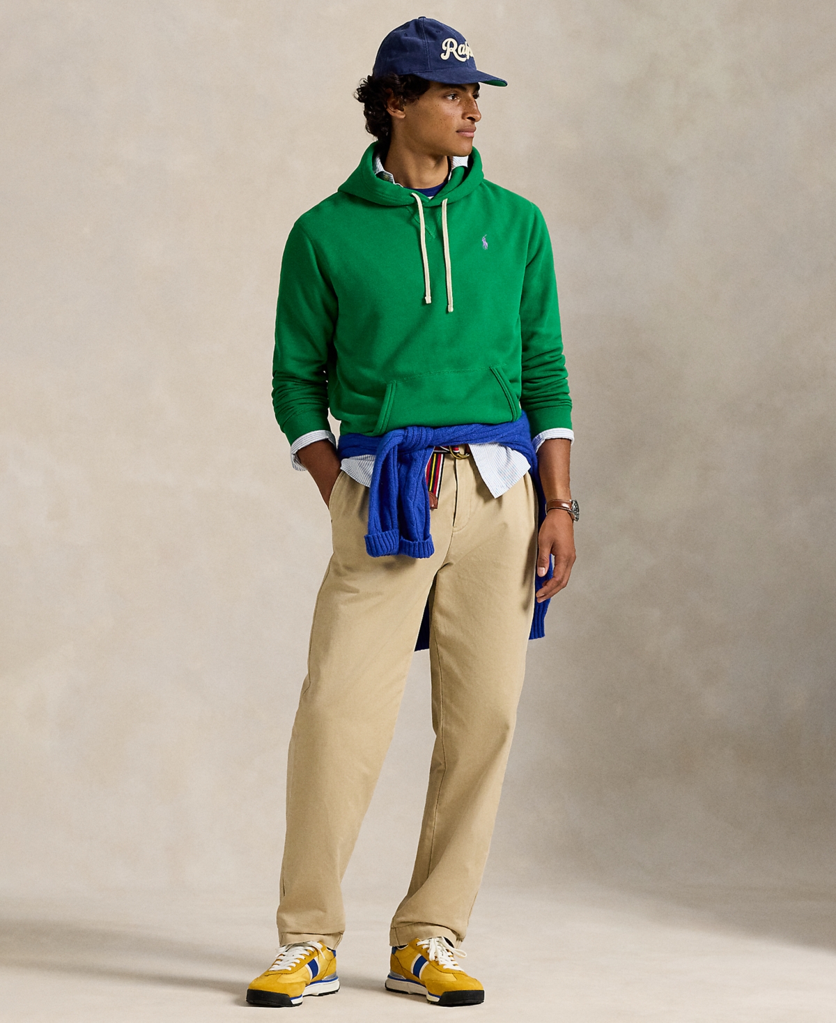 Polo Ralph Lauren Men's Rl Fleece Hoodie In Green