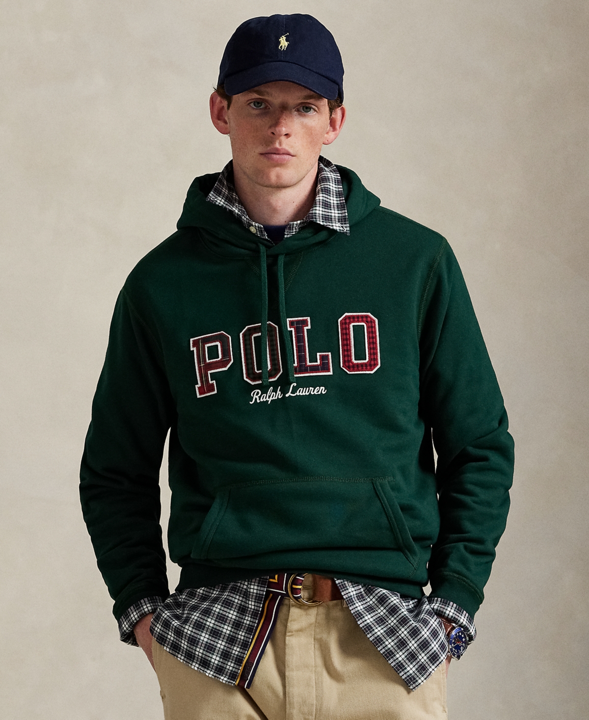 Polo Ralph Lauren Men's Long Sleeve Hoodie In Green