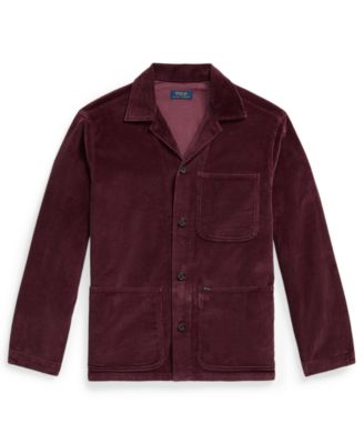 Men's Corduroy Utility Long-Sleeve Overshirt