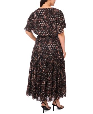 Plus Size Maxi Tiered Dress