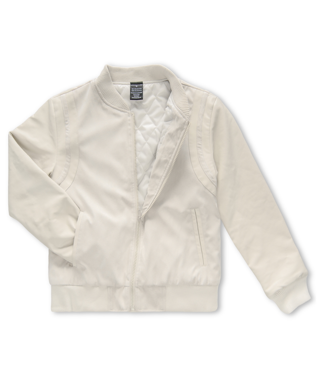 Ring Of Fire Big Boys Shoulder Stripe Detail Jacket In White