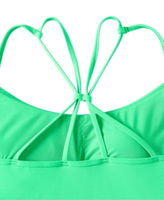 Women's Tugless QuickDry Adjustable Strappy Back Tankini Top