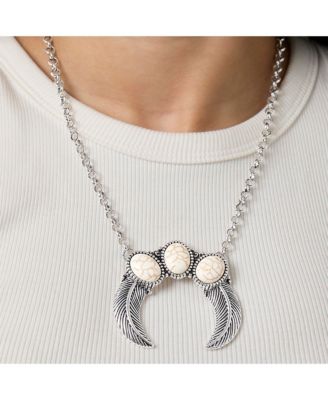 Ox Silver Western Necklace