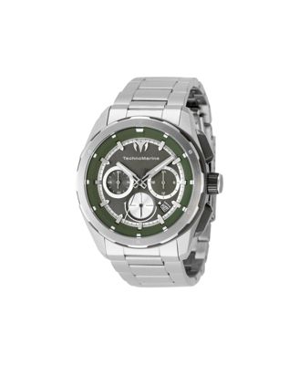 Men's TM-318104 OCEAN Quartz Olive Green Dial Watch