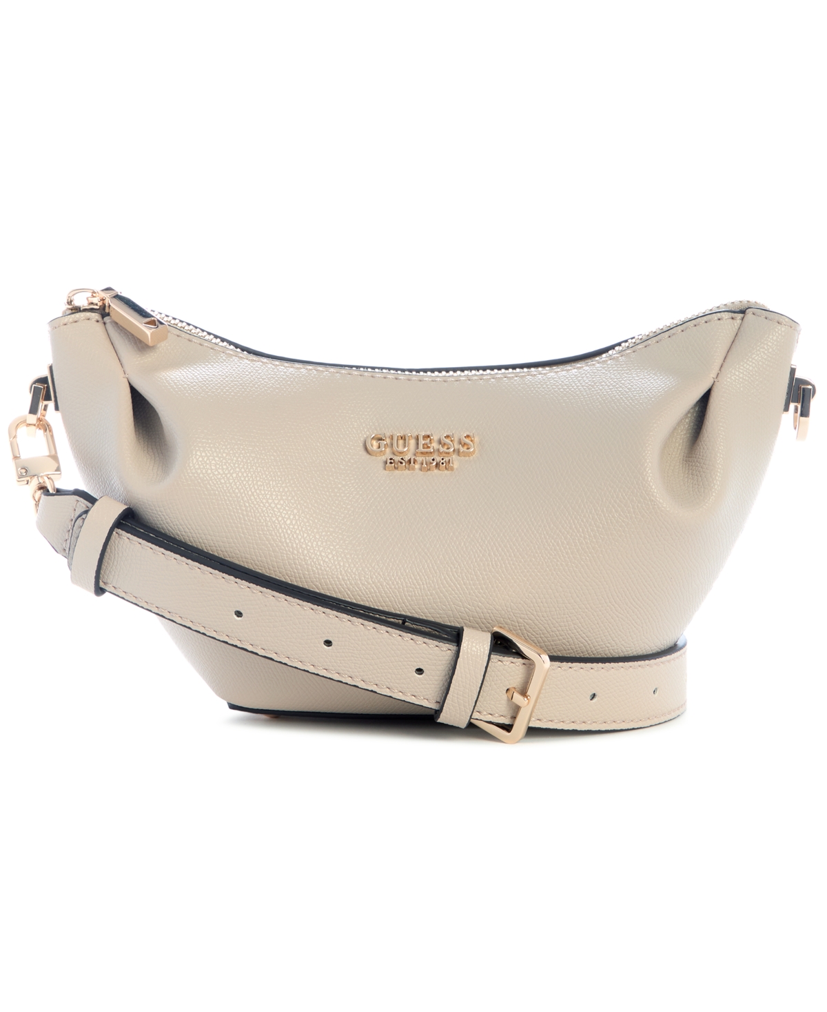 Guess Women's Amorette Top Zip Shoulder Bag In Gold