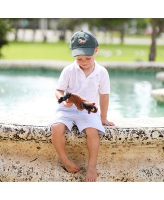 Boys' Horse Baseball Hat in Hunter Green