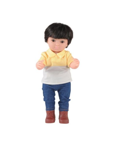 Детская кукла Kaplan Early Learning 13" Boy Doll, цвет: Разноцветный