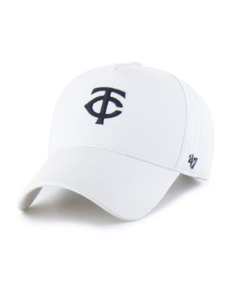 Men's White Minnesota Twins Foundational Pinch Offside Adjustable Hat