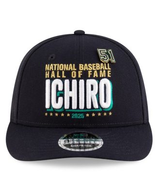 Men's Ichiro Suzuki Navy Seattle Mariners 2025 Baseball Hall of Fame Low Profile 9FIFTY Snapback Hat