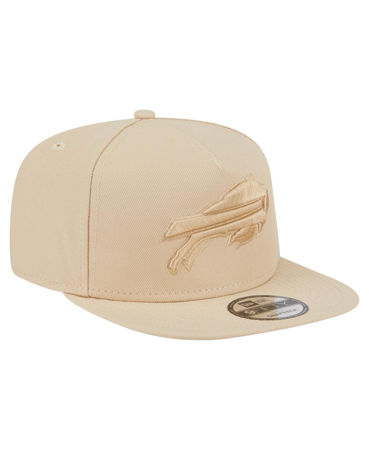 New Era Men's Light Beige Buffalo Bills Color Pack A-frame 9fifty Snapback Hat In Nude