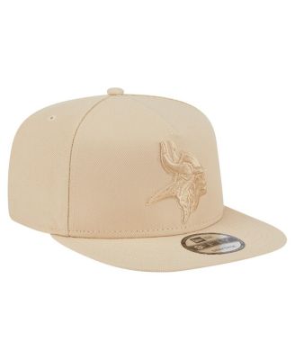 Men's Light Beige Minnesota Vikings Color Pack A-Frame 9FIFTY Snapback Hat
