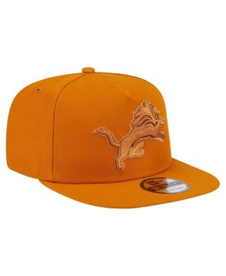 Men's Brown Detroit Lions Color Pack A-Frame 9FIFTY Snapback Hat