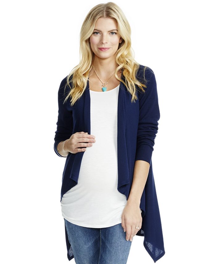 Jessica Simpson Maternity Open-Front Cardigan & Reviews - Maternity ...