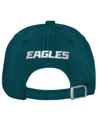 Big Girls Midnight Green Philadelphia Eagles Gridiron Adjustable Hat