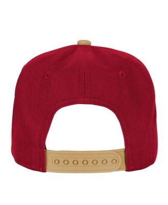 Big Boys and Girls Scarlet San Francisco 49ers Essentials Adjustable Hat