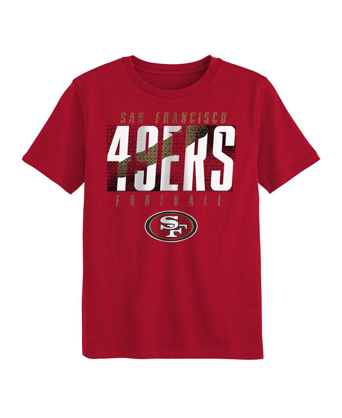 Outerstuff Preschool Scarlet San Francisco 49ers Posterize T-shirt In Red