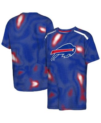 Outerstuff - Big Boys and Girls Royal Buffalo Bills End Zone Dri-Tek T-Shirt