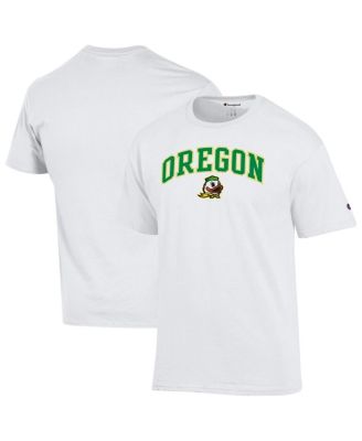 Champion - Men's White Oregon Ducks Arched Logo T-Shirt