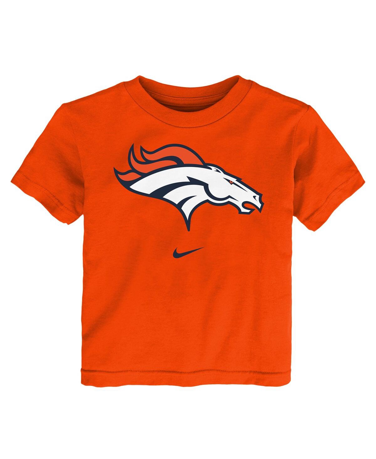 Nike Toddler Orange Denver Broncos Primary Logo Legend Performance T-shirt In Red