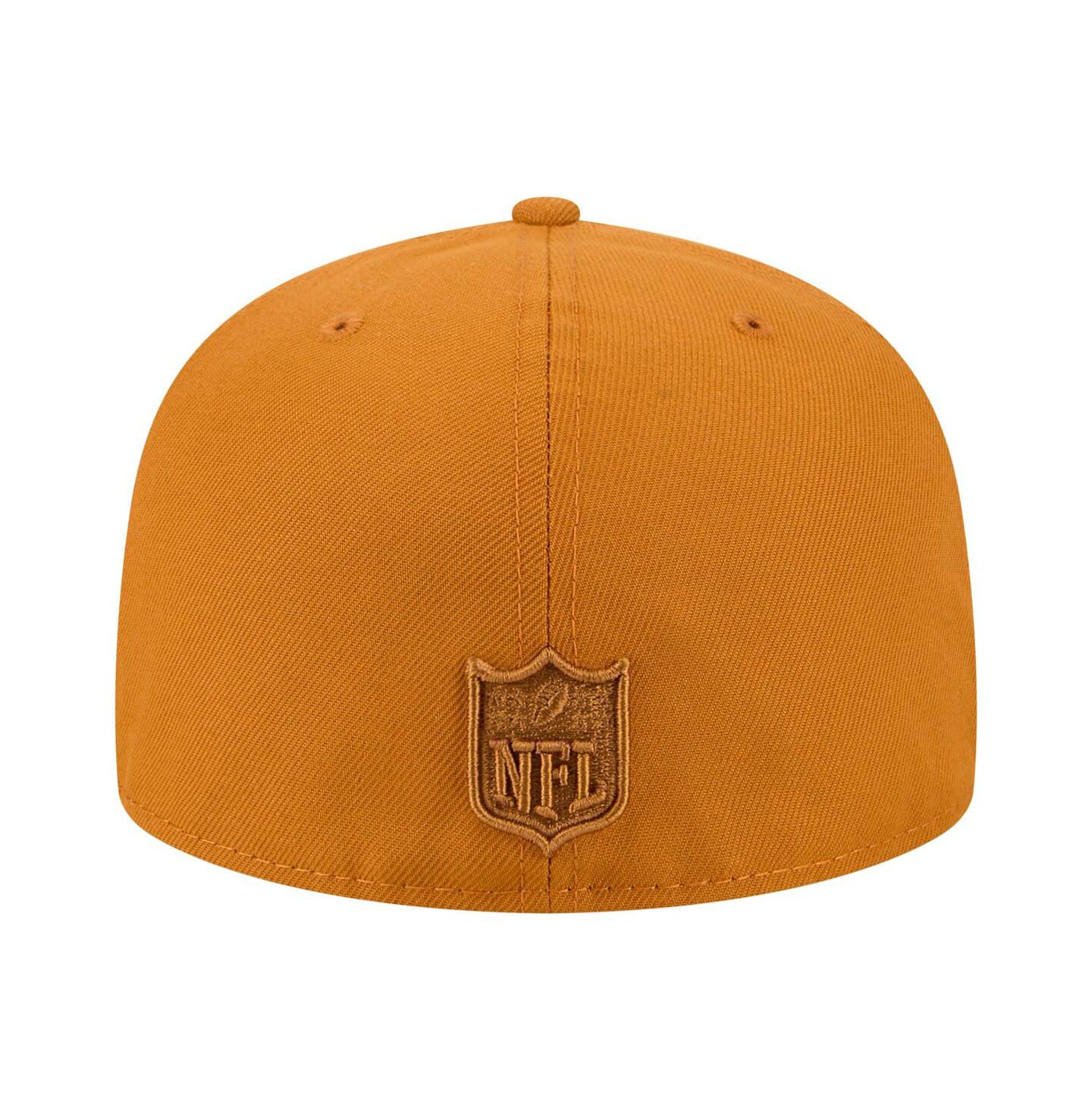 Мужские головные уборы New Era Brown Kansas City Chiefs Color Pack A-Frame 59FIFTY Fitted Hat — фото 3