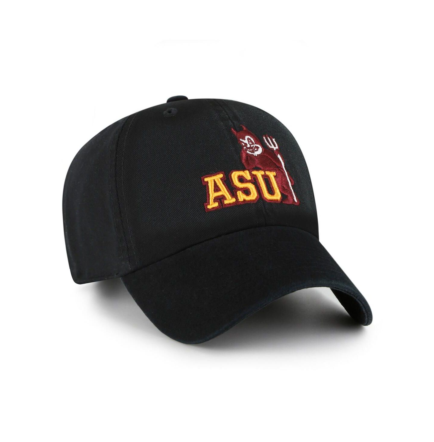Мужская кепка '47 Brand Black Arizona State Sun Devils Vault Clean Up Adjustable Hat — фото 3