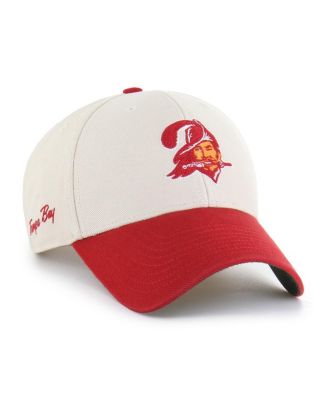 '47 Brand - Men's Cream/Red Tampa Bay Buccaneers Fairfield MVP Throwback Adjustable Hat