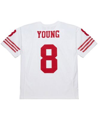 Mitchell Ness Men's Steve Young White San Francisco 49ers 1994 Legacy Replica Jersey
