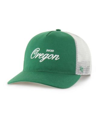 Men's and Women's Green Oregon Ducks Contemporary Basics Foundation Trucker Hitch Adjustable Hat