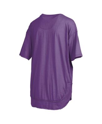 Women's&nbsp;Purple LSU Tigers Poncho T-Shirt
