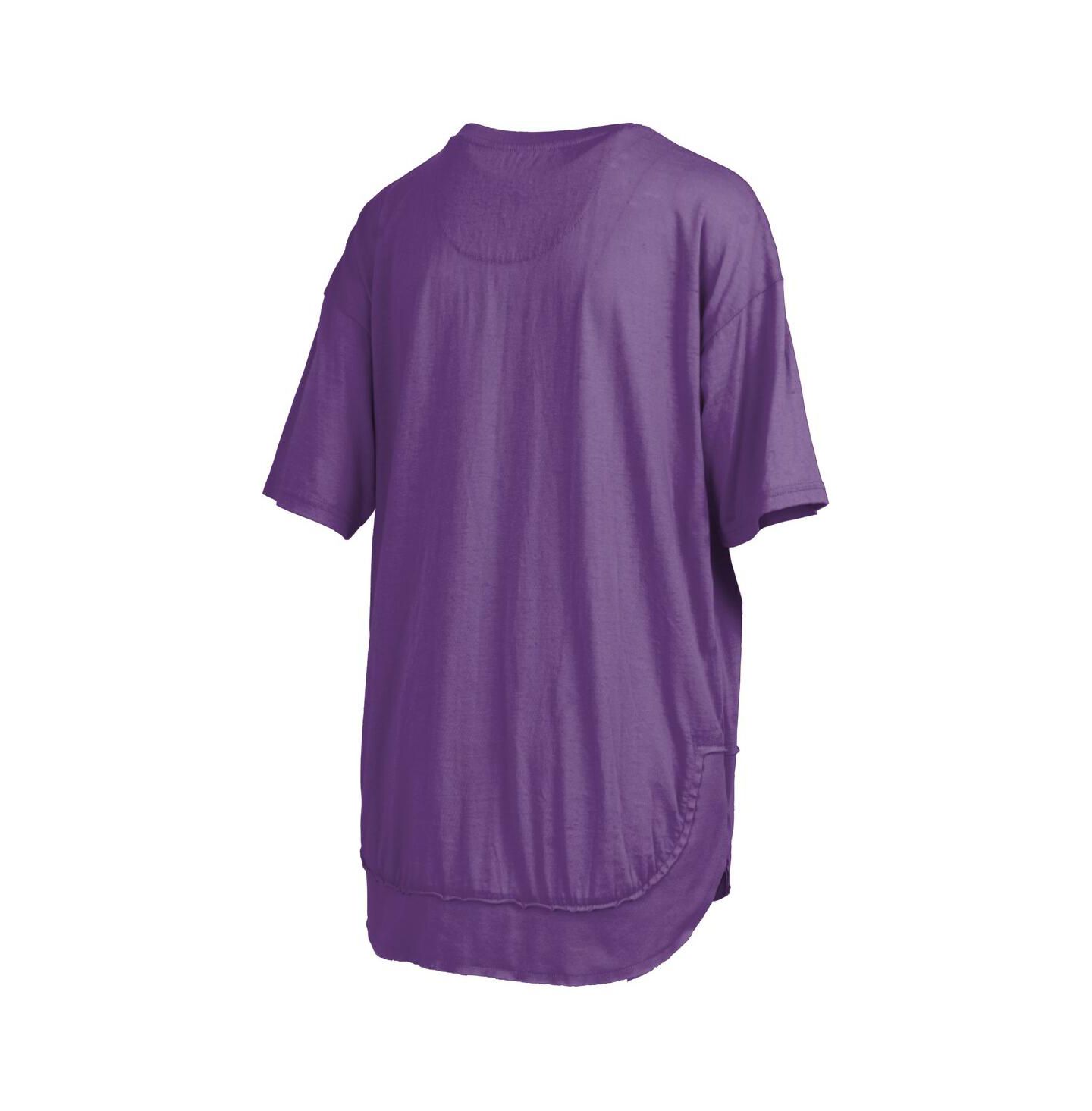 Женская футболка Pressbox Purple LSU Tigers Poncho — фото 2