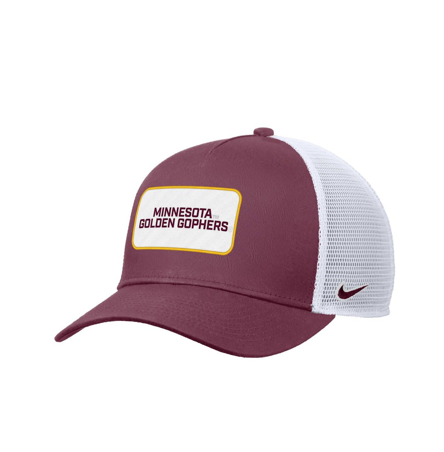 Мужская кепка Nike Maroon Minnesota Golden Gophers 2025 On-Field Rise Trucker Performance Adjustable Hat — фото 1