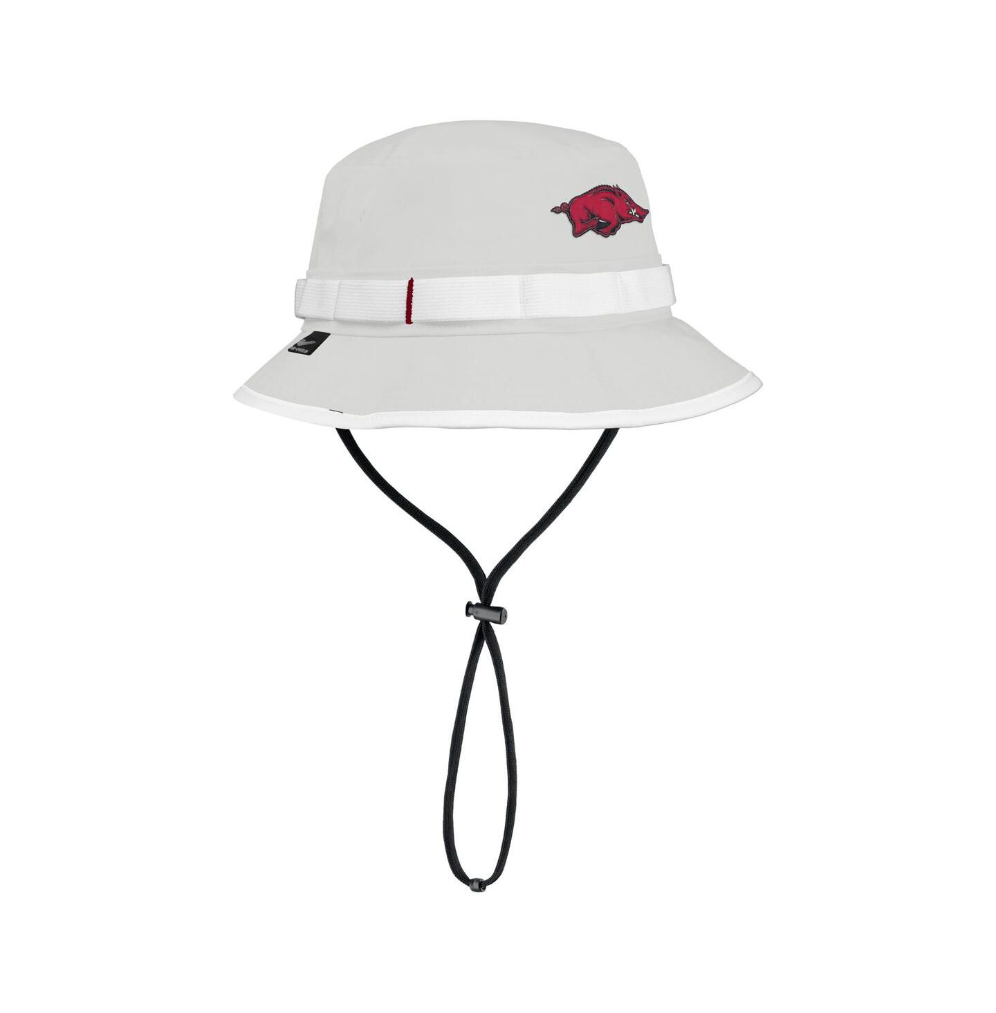 Мужская панама Nike Gray Arkansas Razorbacks 2025 On-Field Boonie Performance Bucket Hat — фото 1