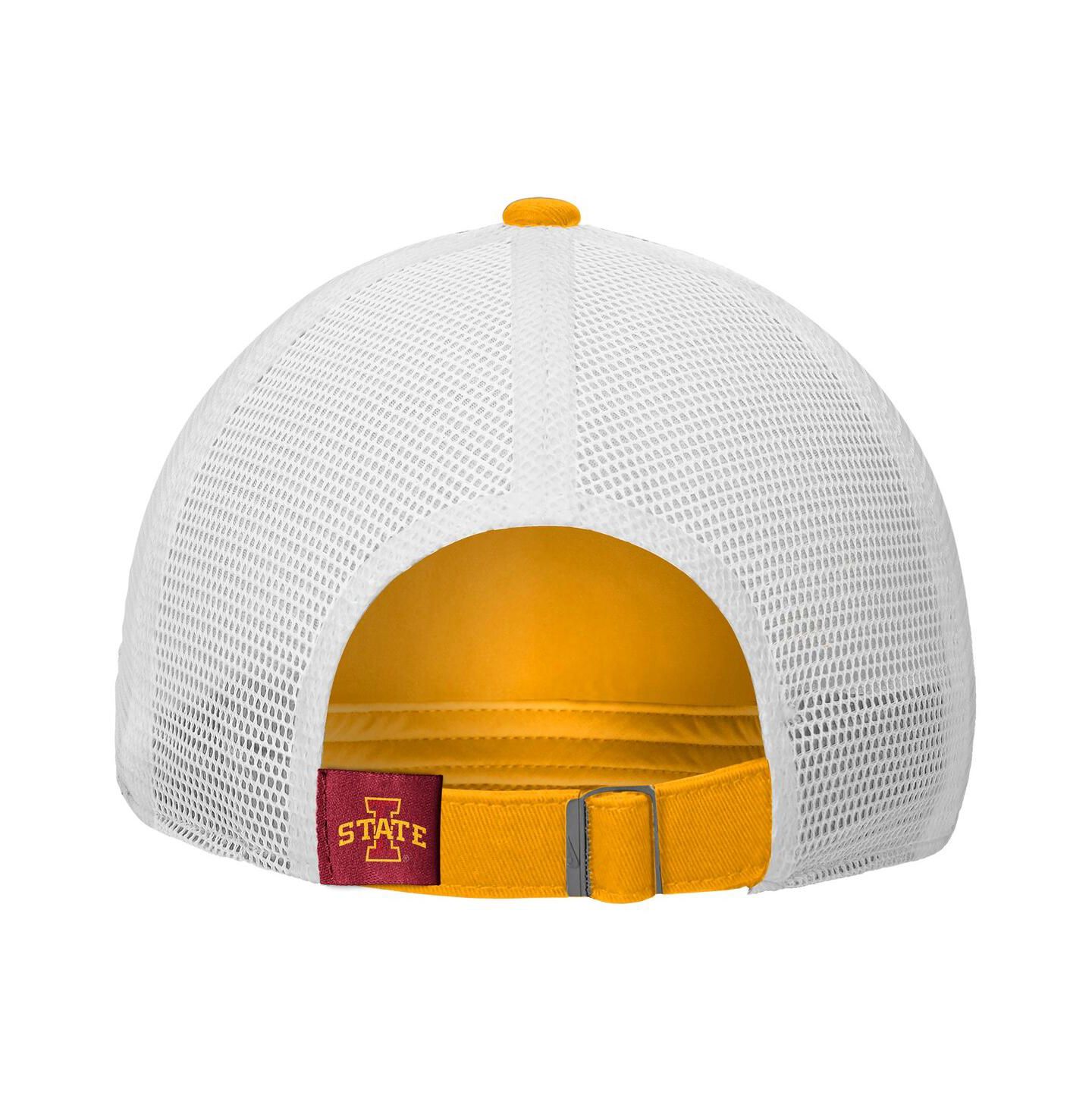 Мужская кепка Nike Gold Iowa State Cyclones On-Field Club Adjustable Trucker Hat — фото 2