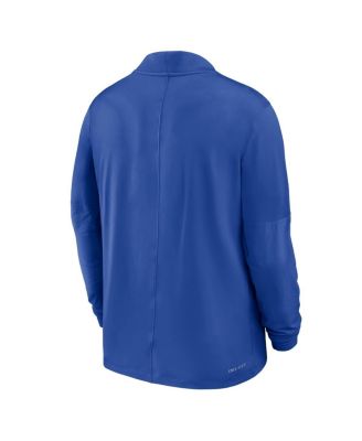 Men's Royal Boise State Broncos Dri-FIT Half-Zip Pullover Sweatshirt