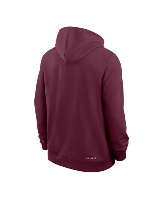 Men's Maroon Minnesota Golden Gophers 2025 Sideline Performance Pullover Hoodie