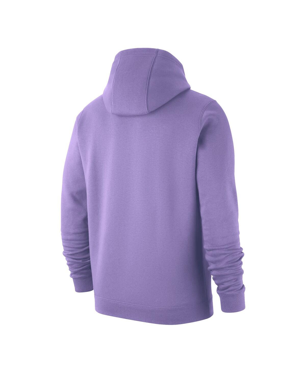 Nike Lavender Kansas State Wildcats K-state Club Hoodie In Purple