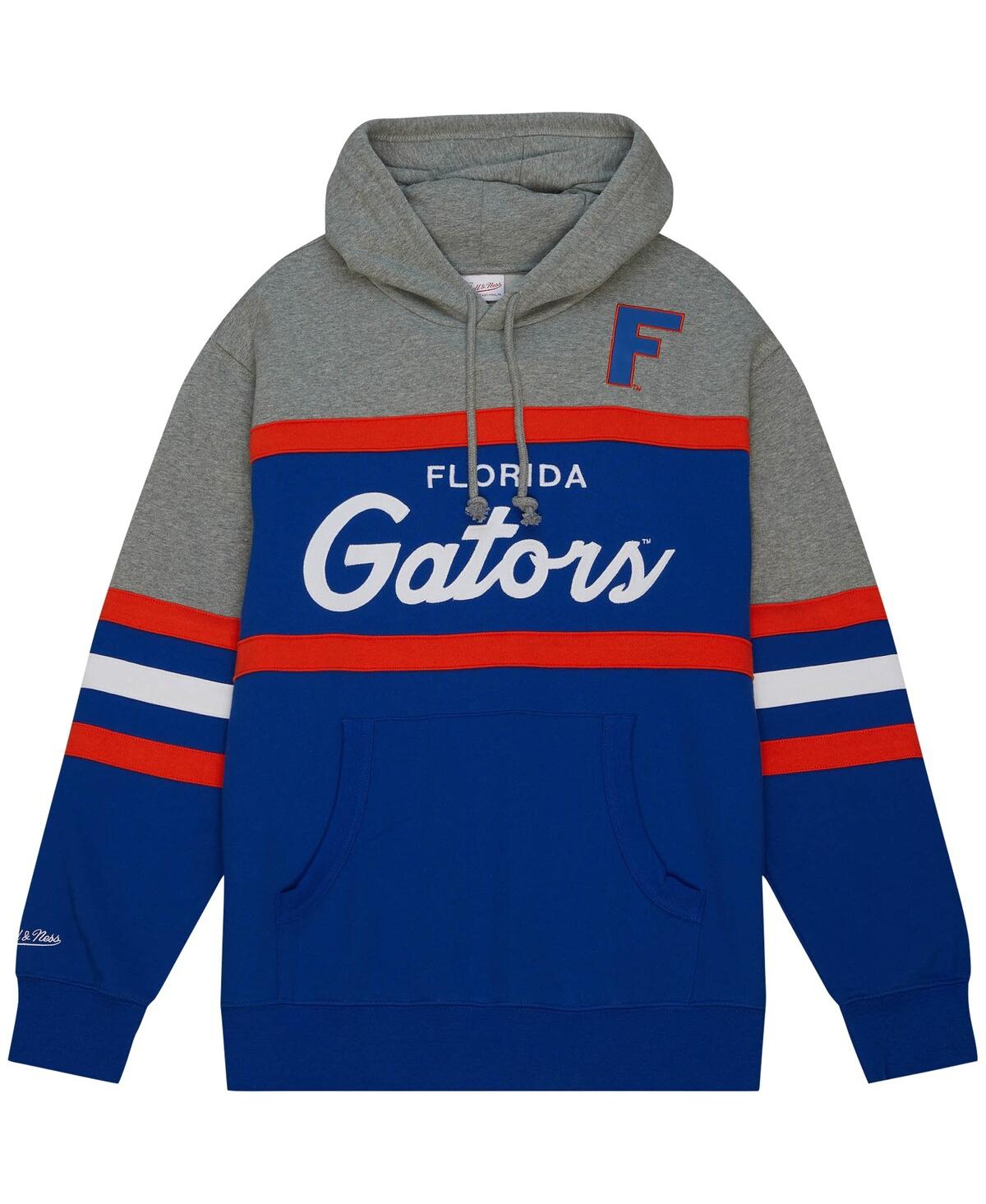 Mitchell & Ness Mitchell Ness Men's Royal Florida Gators Head Coach Pullover Hoodie In Multi