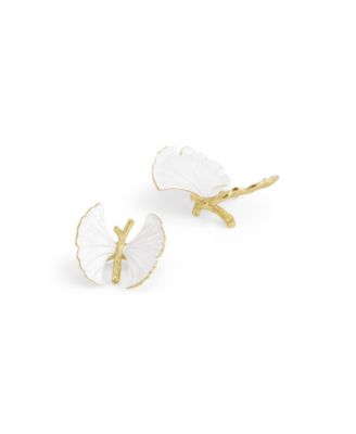 Butterfly Ginkgo Gold Decorative Objects, Set of 2