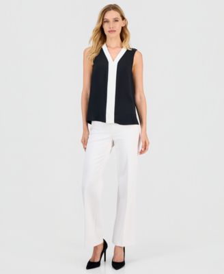 Women's Colorblocked Sleeveless Top