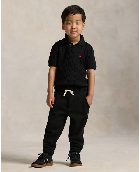 Жилет Polo Ralph Lauren Cable-Knit Sweater Vest для мальчиков, цвет: Чёрный