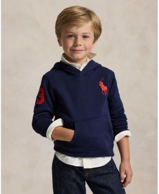 Toddler and Little Boys Big Pony Fleece Hoodie