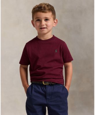 Toddler and Little Boys Cotton Jersey Crewneck T-Shirt