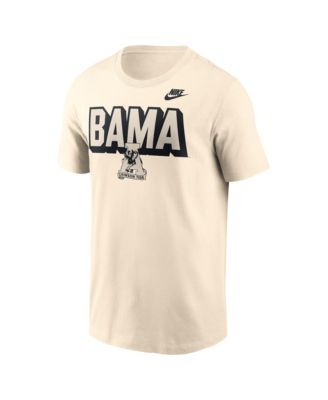 Men's Natural Alabama Crimson Tide Fashion Bold T-Shirt