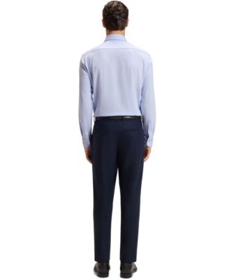 Men's Cotton Blend Slim-Fit Dress Shirt