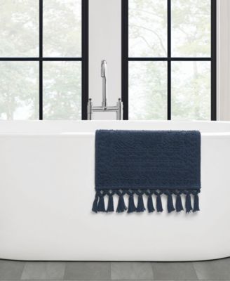 Nellore Fringe Cotton 17" x 28" Bath Rug